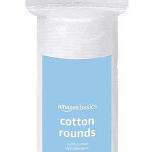 Amazon Basics Cotton Rounds, 100ct, 1-Pack (Previously Solimo)